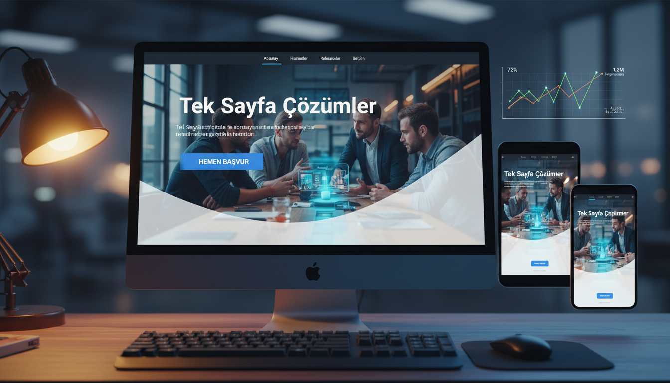 Landing Page / Tek Sayfa Çözümler Landing Page / Tek Sayfa Çözümler